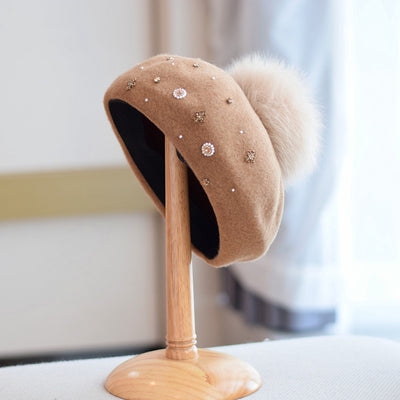 Women's Fashion Simple Retro Wool Hat