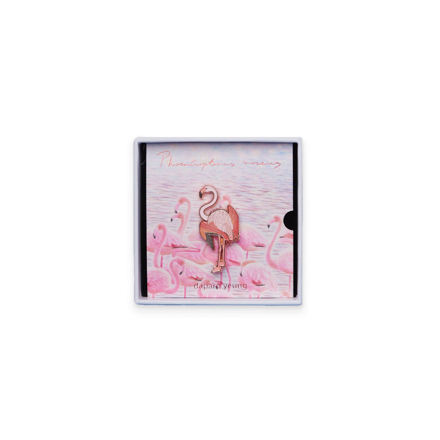 Flamingo Creative Original Brooch Luminous Badge