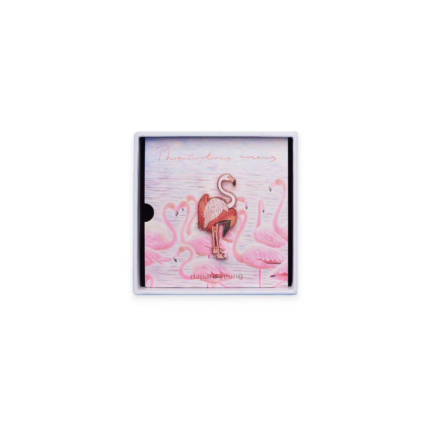 Flamingo Creative Original Brooch Luminous Badge