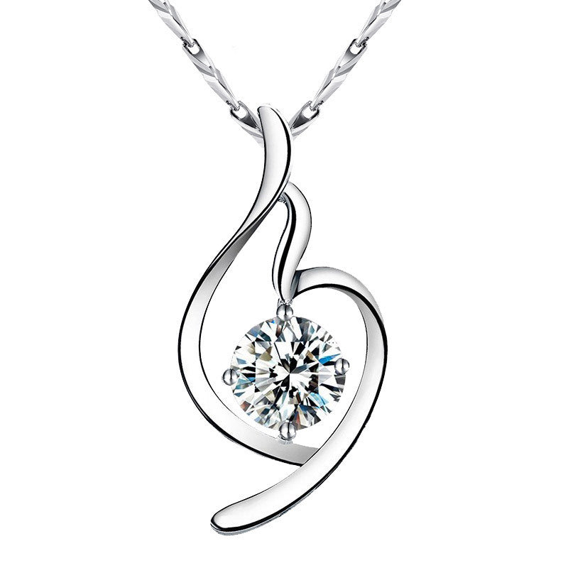 925 Sterling Silver Pendant Chain soft ladies fashion