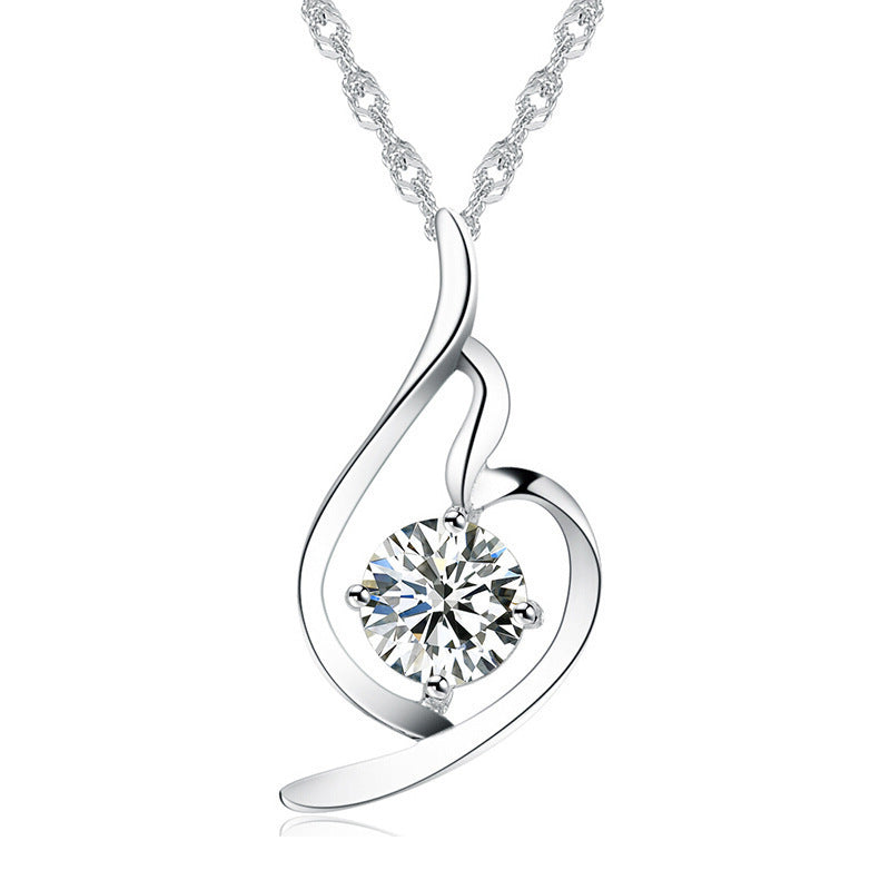 925 Sterling Silver Pendant Chain soft ladies fashion