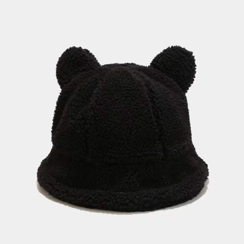 Thickened Lamb Wool Warm Casual Basin Hat