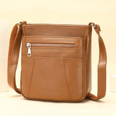 New Mother Style First Layer Cowhide Messenger Bag