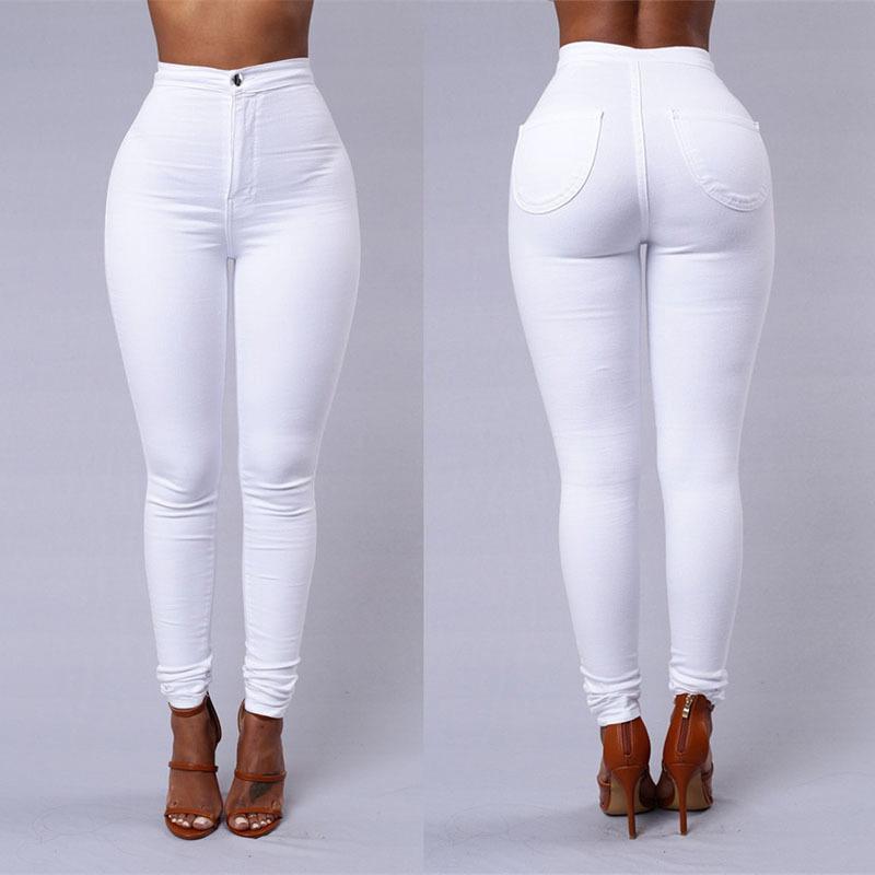 Casual Pants For Women High Waist Stretch Slim Trouser