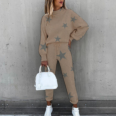 Sportswear Outfit Pant Sweatshirt Tracksuit Two Piece Set Women Female Sports Suit Hoodie Jogging