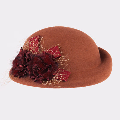 Women's All Match Elegant Buta Wool Beret