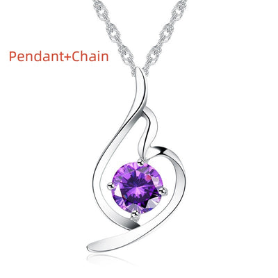 925 Sterling Silver Pendant Chain soft ladies fashion