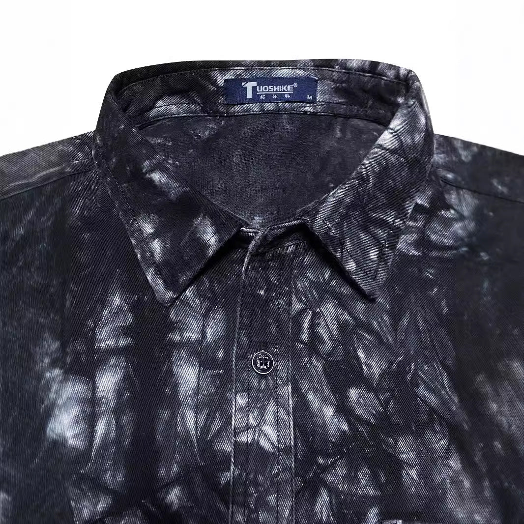 Denim Shirt For Men Long Sleeve Autumn And Winter