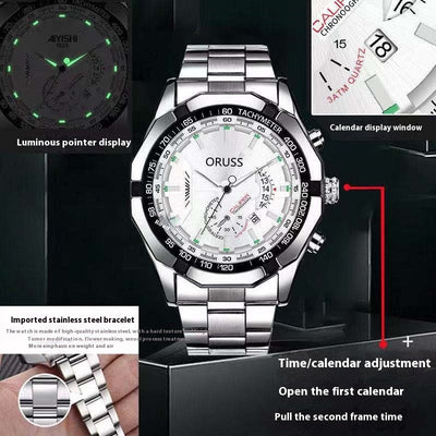 Automatic Movement Watch Men's Calendar Waterproof Luminous Watch