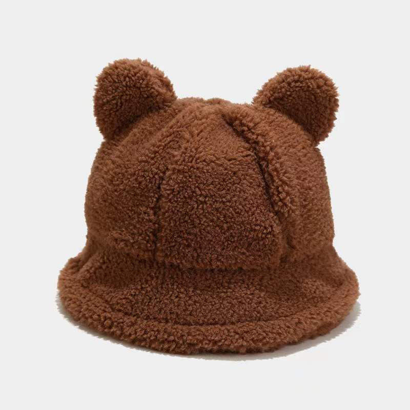 Thickened Lamb Wool Warm Casual Basin Hat